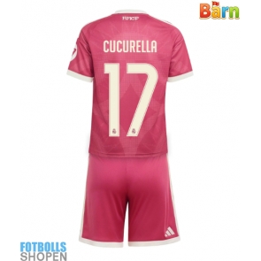 Billiga Real Madrid Marc Cucurella #17 Tredjeställ Barn 2026-27 Kortärmad (+ Korta byxor)